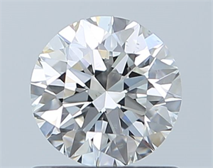 Foto Diamante Natural 0.71 quilates, Redondo , Color G, claridad SI1 y certificado GIA de