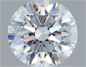 Del inventario de diamantes de laboratorio, 1.02 quilates, Redondo , Color F, claridad VVS2 y certificado IGI