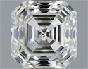 Natural Diamond 1.01 Carats, Asscher with  Cut, J Color, VS2 Clarity and Certified by IGI