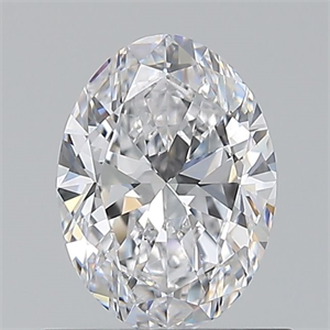 Picture of Natural Diamond 0.70 Carats, Oval with  Cut, D Color, VS1 Clarity and Certified by GIA
