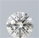Natural Diamond 0.60 Carats, Round with Excellent Cut, I Color, IF Clarity and Certified by IGI