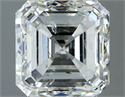 Natural Diamond 2.03 Carats, Asscher with  Cut, H Color, SI2 Clarity and Certified by IGI