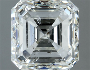 Picture of Natural Diamond 2.03 Carats, Asscher with  Cut, H Color, SI2 Clarity and Certified by IGI