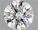 Lab Grown Diamond 1.38 Carats, Round with Ideal Cut, E Color, VS2 Clarity and Certified by IGI