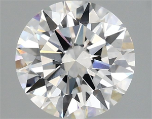 Picture of Lab Grown Diamond 1.38 Carats, Round with Ideal Cut, E Color, VS2 Clarity and Certified by IGI