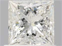 Diamante Natural 0.81 quilates, Princesa , Color H, claridad VS1 y certificado GIA