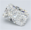 Natural Diamond 5.01 Carats, Radiant with  Cut, G Color, VVS2 Clarity and Certified by GIA
