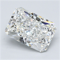 Diamante Natural 5.01 quilates, Radiante , Color G, claridad VVS2 y certificado GIA