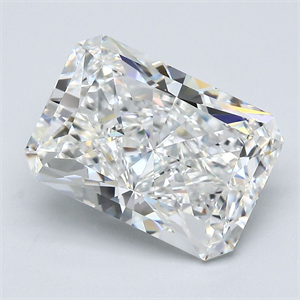Foto Diamante Natural 5.01 quilates, Radiante , Color G, claridad VVS2 y certificado GIA de