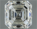 Natural Diamond 1.01 Carats, Asscher with  Cut, I Color, VVS2 Clarity and Certified by IGI