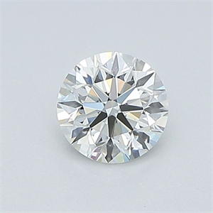 Picture of Natural Diamond 0.40 Carats, Round with Excellent Cut, I Color, VVS1 Clarity and Certified by GIA