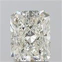 Natural Diamond 1.71 Carats, Radiant with  Cut, K Color, VS1 Clarity and Certified by GIA