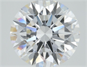 Lab Grown Diamond 1.06 Carats, Round with Ideal Cut, D Color, VS1 Clarity and Certified by IGI