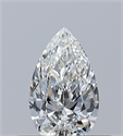 Natural Diamond 0.30 Carats, Pear with  Cut, H Color, VVS1 Clarity and Certified by GIA