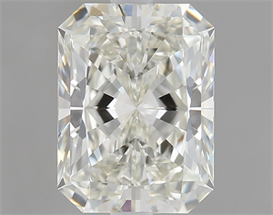 Picture of Natural Diamond 1.05 Carats, Radiant with  Cut, J Color, VVS2 Clarity and Certified by GIA