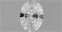 Natural Diamond 1.00 Carats, Oval with  Cut, E Color, SI1 Clarity and Certified by GIA