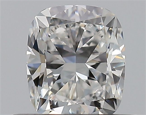 Foto Diamante Natural 0.51 quilates, Del cojín , Color F, claridad VS1 y certificado GIA de
