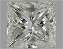 Natural Diamond 1.01 Carats, Princess with  Cut, J Color, VVS1 Clarity and Certified by GIA
