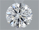 Natural Diamond 0.40 Carats, Round with Excellent Cut, F Color, VVS1 Clarity and Certified by GIA