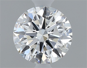 Picture of Natural Diamond 0.40 Carats, Round with Excellent Cut, F Color, VVS1 Clarity and Certified by GIA