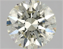 Natural Diamond 0.80 Carats, Round with Excellent Cut, N Color, SI1 Clarity and Certified by GIA