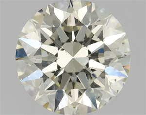 Picture of Natural Diamond 0.80 Carats, Round with Excellent Cut, N Color, SI1 Clarity and Certified by GIA