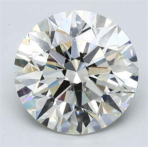 Foto Diamante Natural 3.54 quilates, Redondo , Color L, claridad SI1 y certificado GIA de