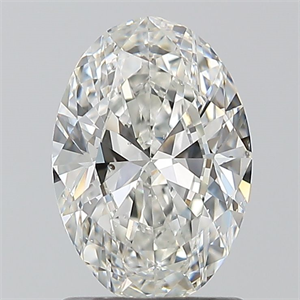 Foto Diamante Natural 1.20 quilates, Ovalado , Color H, claridad SI1 y certificado GIA de