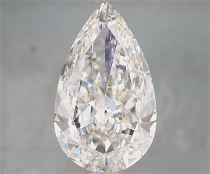 Foto Diamante Natural 5.01 quilates, De pera , Color H, claridad IF y certificado GIA de