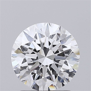 Picture of Lab Grown Diamond 1.51 Carats, Round with Excellent Cut, D Color, VVS2 Clarity and Certified by IGI