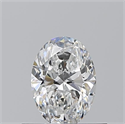 Natural Diamond 0.52 Carats, Oval with  Cut, E Color, VS2 Clarity and Certified by GIA