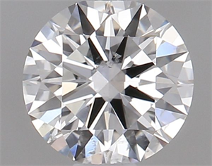 Picture of Natural Diamond 0.53 Carats, Round with Excellent Cut, G Color, SI2 Clarity and Certified by GIA
