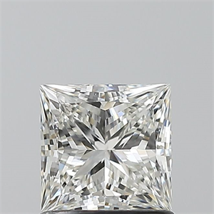 Picture of Natural Diamond 1.01 Carats, Princess with  Cut, H Color, VS1 Clarity and Certified by GIA