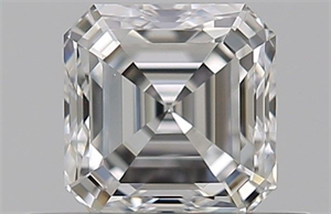 Foto Diamante Natural 0.50 quilates, Asscher , Color E, claridad VS2 y certificado GIA de