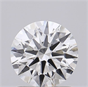 Lab Grown Diamond 1.15 Carats, Round with Ideal Cut, E Color, VVS1 Clarity and Certified by IGI