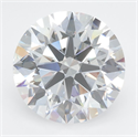 Del inventario de diamantes de laboratorio, 3.71 quilates, Redondo , Color D, claridad VVS1 y certificado GIA
