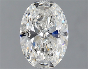Foto Diamante Natural 1.01 quilates, Ovalado , Color F, claridad SI2 y certificado GIA de