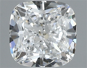 Foto Diamante Natural 0.54 quilates, Del cojín , Color E, claridad VS2 y certificado GIA de