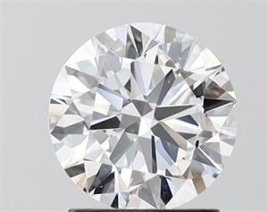 Picture of Lab Grown Diamond 1.50 Carats, Round with Excellent Cut, E Color, VVS2 Clarity and Certified by IGI