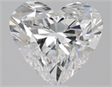Natural Diamond 1.00 Carats, Heart with  Cut, D Color, IF Clarity and Certified by GIA