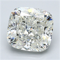Diamante Natural 5.68 quilates, Del cojín , Color J, claridad SI1 y certificado GIA