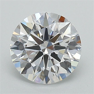 Picture of Lab Grown Diamond 1.32 Carats, Round with Ideal Cut, D Color, VS2 Clarity and Certified by IGI