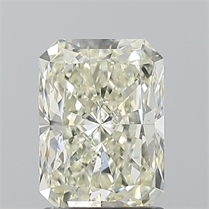 Foto Diamante Natural 1.52 quilates, Radiante , Color L, claridad SI2 y certificado GIA de