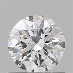 Picture of Natural Diamond 0.70 Carats, Round with Excellent Cut, F Color, IF Clarity and Certified by GIA