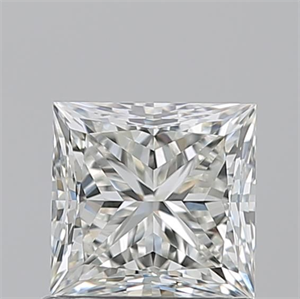 Picture of Natural Diamond 1.01 Carats, Princess with  Cut, H Color, VVS2 Clarity and Certified by IGI