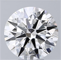 Lab Grown Diamond 5.05 Carats, Round with Ideal Cut, E Color, SI1 Clarity and Certified by IGI