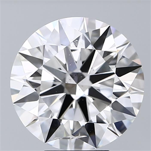 Picture of Lab Grown Diamond 5.05 Carats, Round with Ideal Cut, E Color, SI1 Clarity and Certified by IGI