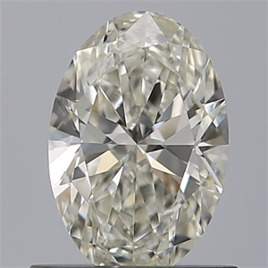 Picture of Natural Diamond 0.59 Carats, Oval with  Cut, I Color, VVS1 Clarity and Certified by GIA