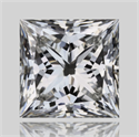 Diamante Natural 0.61 quilates, Princesa , Color H, claridad VS2 y certificado GIA