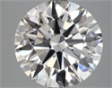 Del inventario de diamantes de laboratorio, 3.94 quilates, Redondo , Color D, claridad VS1 y certificado GIA